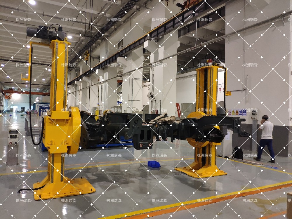 Turning frame flipping equipment